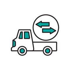Delivery truck icon