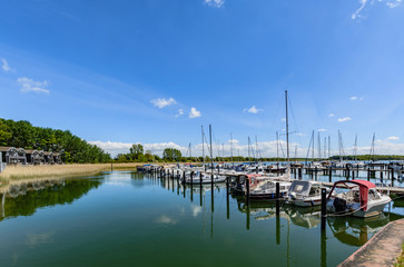 Fototapeta na wymiar Naturhafen Gustow, Insel Rügen