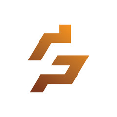 Letter F Simple Logo