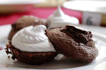 chocolate cake on a plate