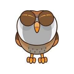 Owl feeling tired