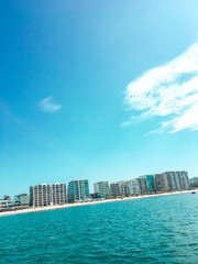 Naklejka premium miami beach view