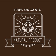 natural product label