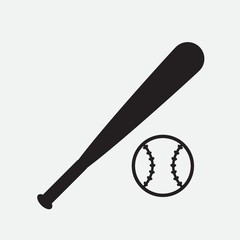 baseball bat and ball
