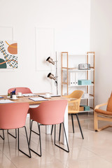 Interior of stylish modern office