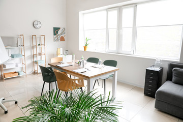Interior of stylish modern office