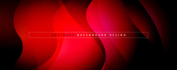 Trendy simple fluid color gradient abstract background with dynamic wave line effect. Vector Illustration For Wallpaper, Banner, Background, Card, Book Illustration, landing page