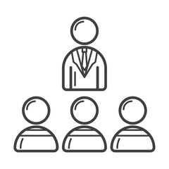 businessman with team