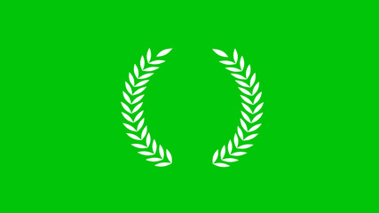 Wheat icon on green background,New logo wheat icon