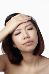 Fototapeta premium Woman having headache