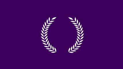 Amazing purple dark background on white wheat icon,New wheat icon