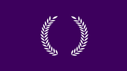 Amazing purple dark background on white wheat icon,New wheat icon