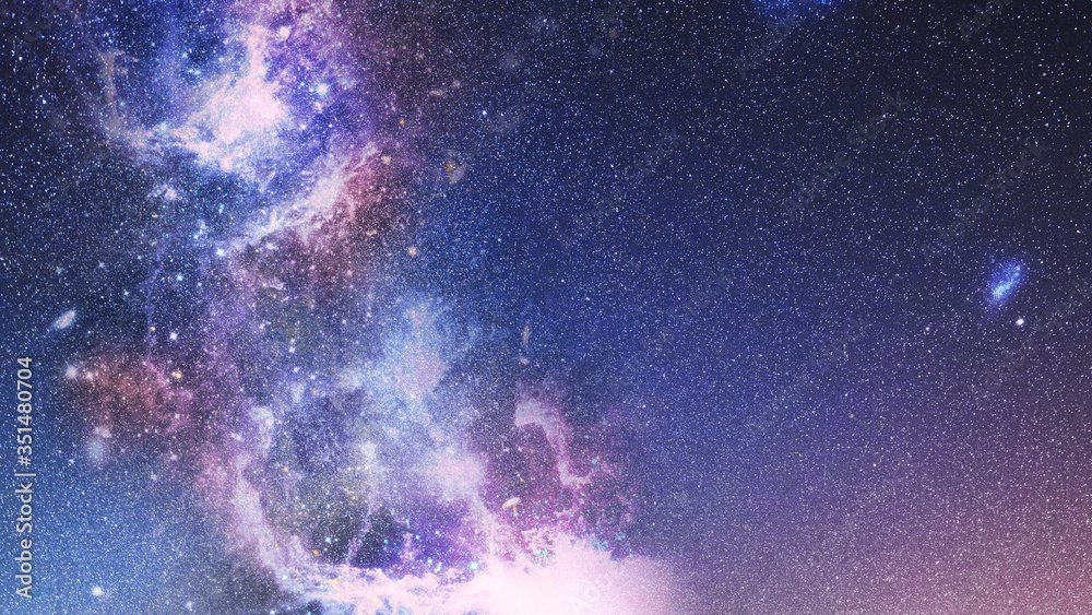 Wall mural galaxy in space textured background
