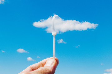 Collage of plastic clamp