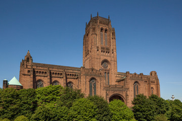 Fototapeta premium Anglican Cathedral in Liverpool