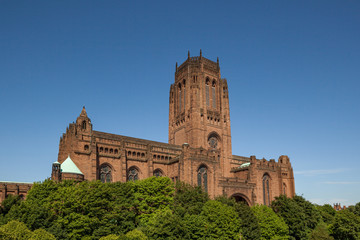 Fototapeta na wymiar Anglican Cathedral in Liverpool