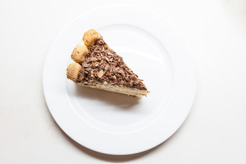 Homemade Chocolate Cake. Delicious family dessert. Home cooking