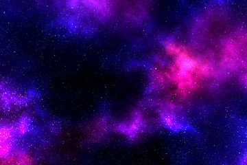 Obraz na płótnie Canvas Dark pink and purple galaxy patterned background illustration