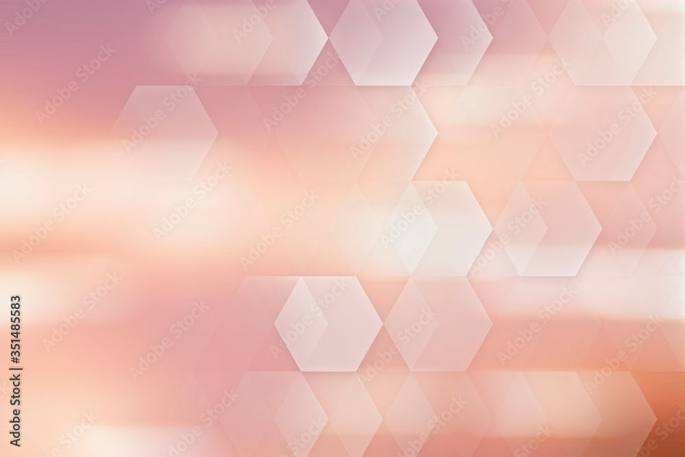 Wall mural blurred pink bokeh background