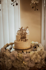 Wedding cake decoration Wedding decor, interior, Festive .