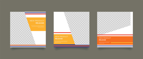 Unique Editable modern Social Media banner Template.Promotional web banner for social media. Elegant sale and discount promo. Fashion and lifestyle blog templates, web banners