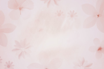 Pink floral background design resource