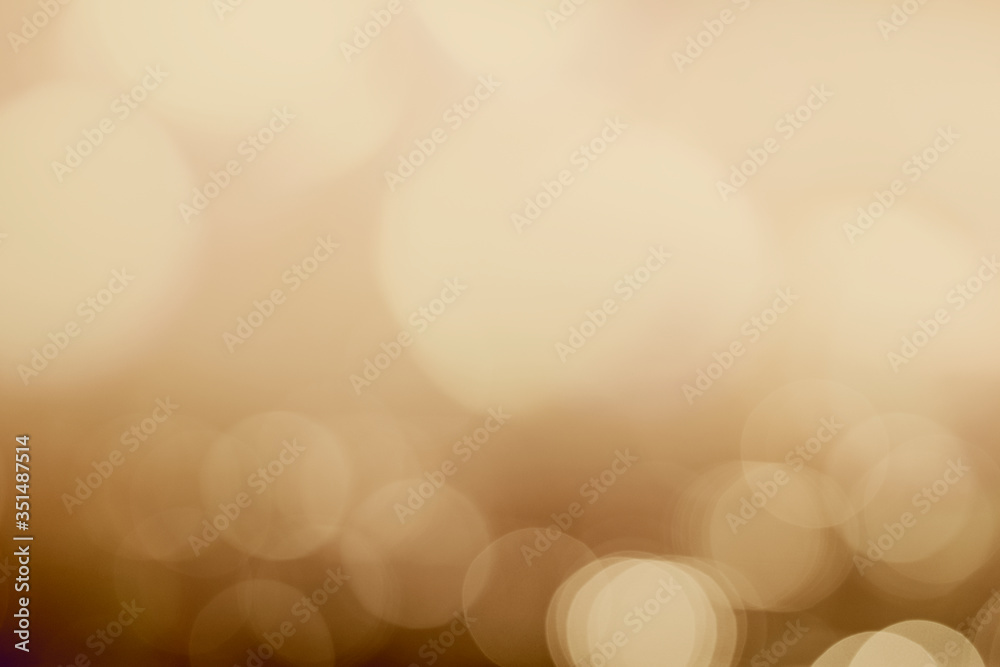 Canvas Prints brown bokeh patterned background illustration