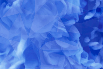 Blue fluid patterned background