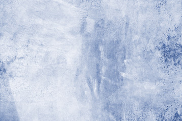 Fototapeta na wymiar Blue painted concrete wall textured background