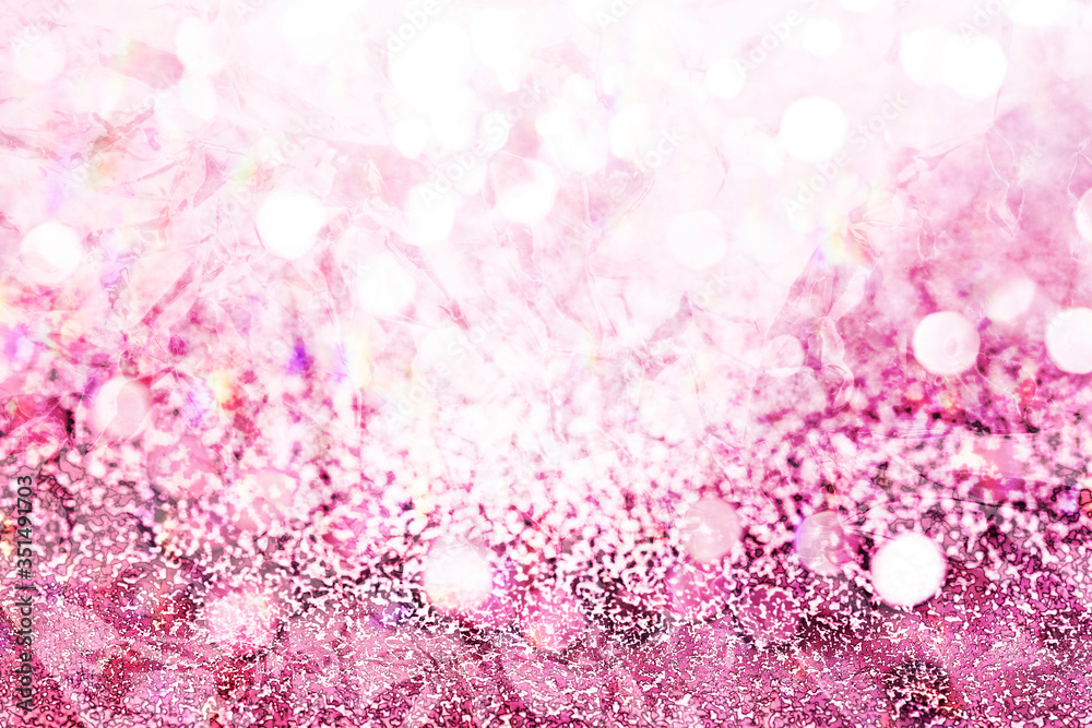 Poster magenta pink glitter patterned background