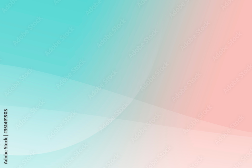 Canvas Prints turquoise and orange abstract patterned background