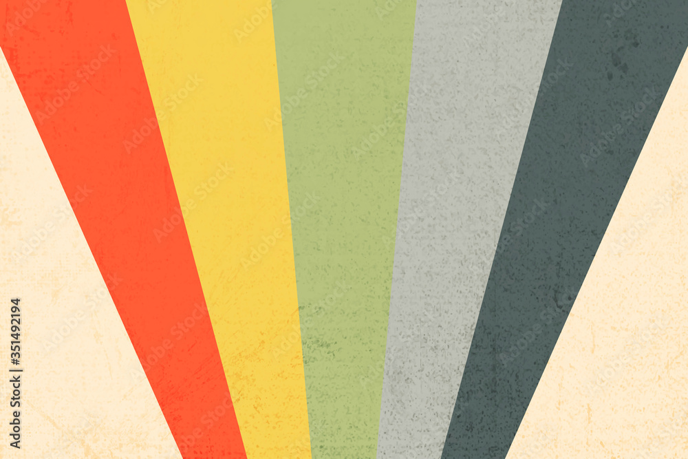 Canvas Prints bold color stripes patterned background