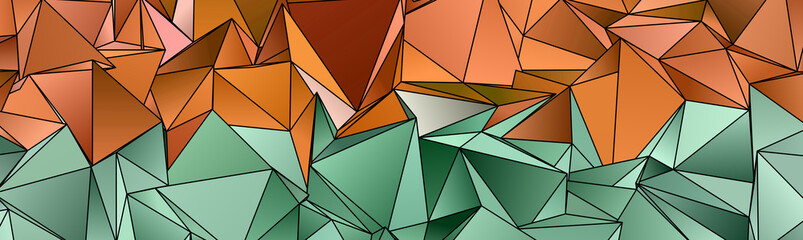 Fototapeta premium Abstract Low-Poly background. triangulated texture. Design 3d. Polygonal geometrical pattern. Triangular modern style