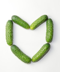 cucumber and tomato