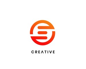 Creative Modern Letter E Logo Design Template