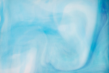 Fototapeta na wymiar Watercolor textured blue background