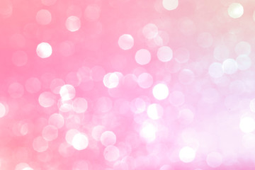Watermelon pink bokeh patterned background