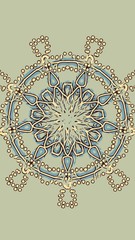 Abstract Geometric Artwork,Floral Pattern,Mandala Poster,Mandala Art,Mandala Artwork,Mandala Painting