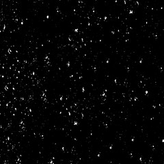 Grunge background black and white. Texture of chips, cracks, scratches, scuffs, dust, dirt. Dark monochrome surface. Old vintage vector pattern