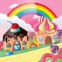 fantasy cupcake houses
