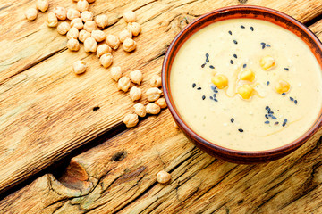 Hummus, chickpea puree