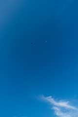 blue sky with clouds