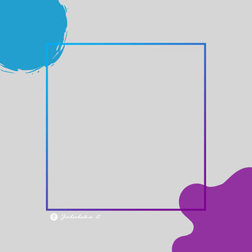 instagram template abstract background with speech bubble