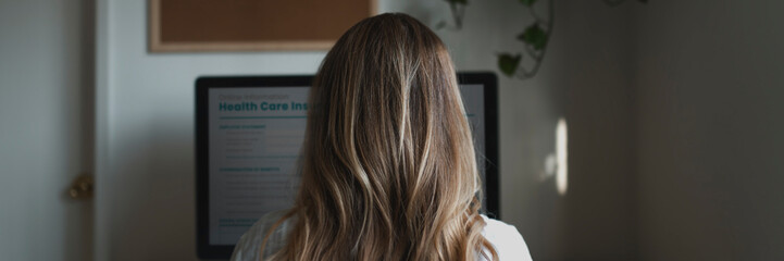Woman working from home during the coronavirus pandemic