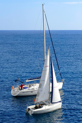 Naklejka premium Segelsport vor Mallorca