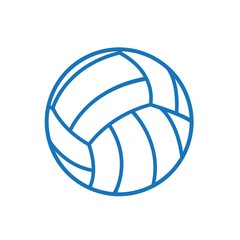 A volleyball illustration.