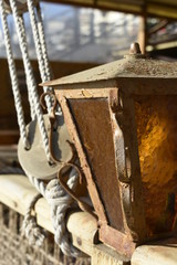 old rusty metal chain