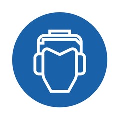 front view of a person