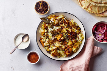 Indian rice dish biryani