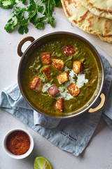 Vegetarian palak paneer